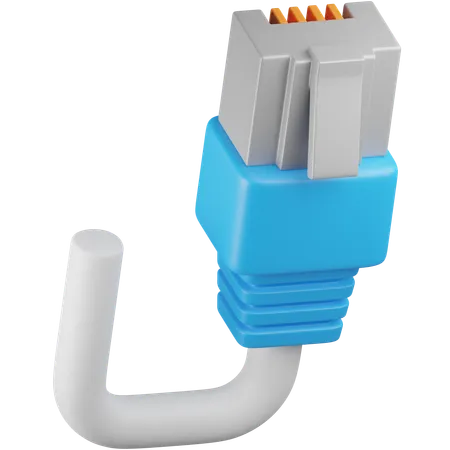 Ethernet Port  3D Icon