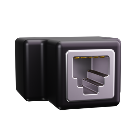 Ethernet Port  3D Icon