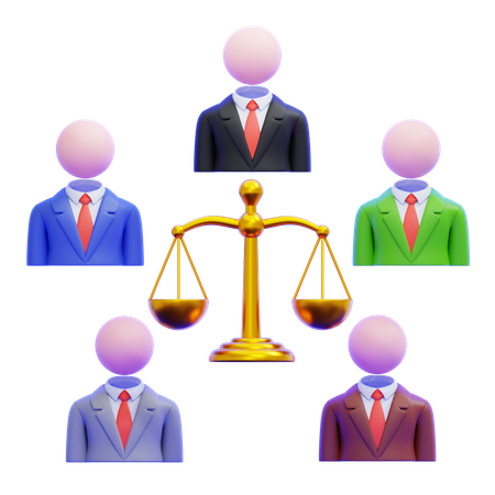 Ethics Committee  3D Icon