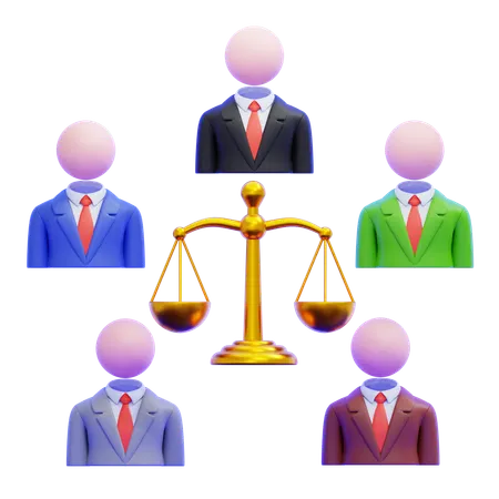 Ethics Committee  3D Icon