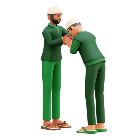 Ethics Of A Muslim Teenager  3D Illustration