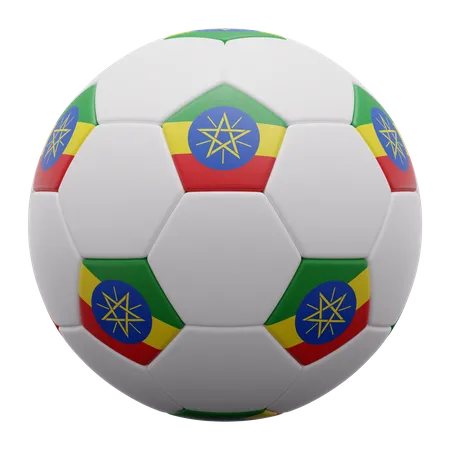 Ethiopia Ball 3D Icon
