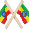 3d ethiopia flag logo