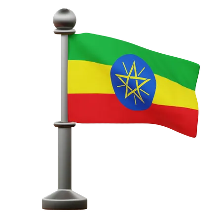 Ethiopia Flag  3D Icon