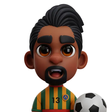 Ethiopia Player  3D Icon