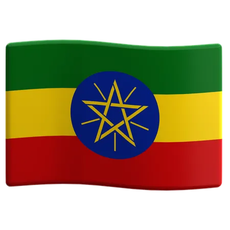 Ethiopie  3D Icon