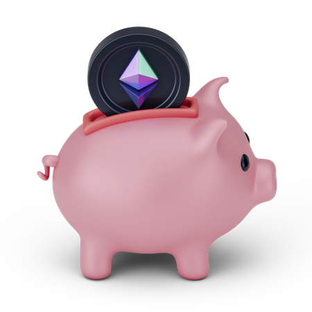 Ethreum Investment  3D Icon