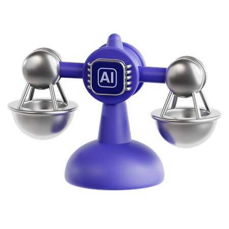 Ética de la IA  3D Icon