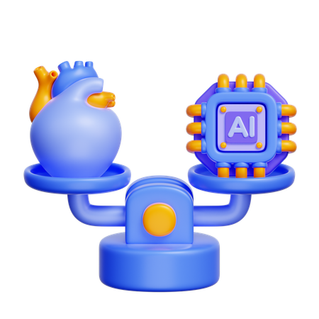 Ética de la IA  3D Icon