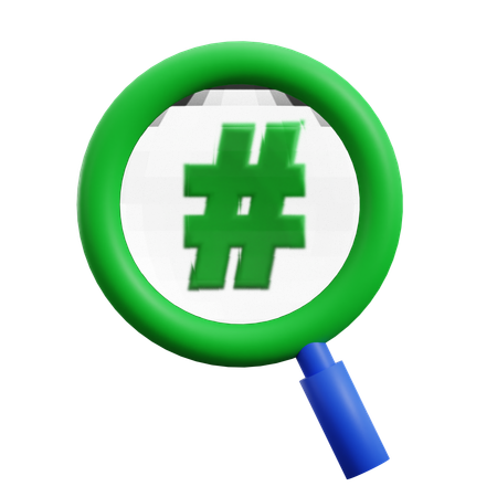 Hashtag  3D Icon