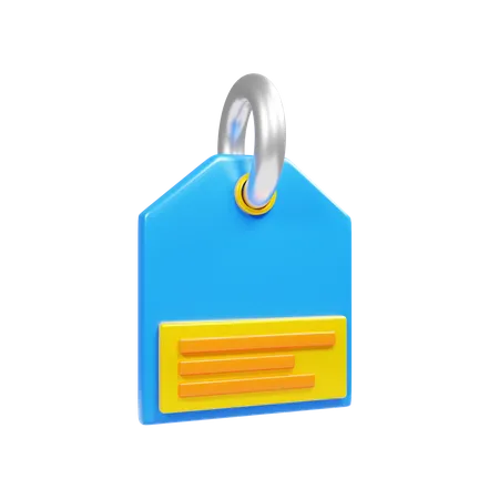 Etiqueta  3D Icon