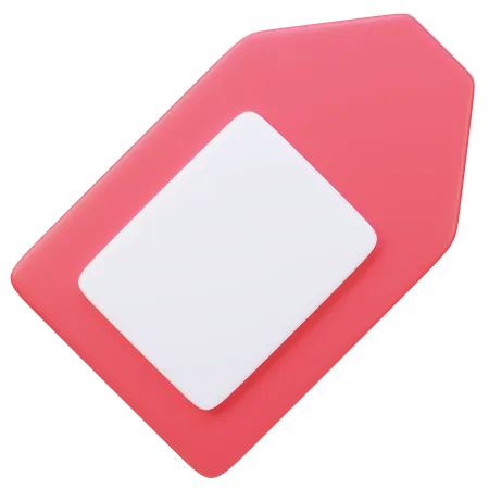 Etiqueta  3D Icon