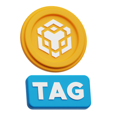 Etiqueta binance  3D Icon