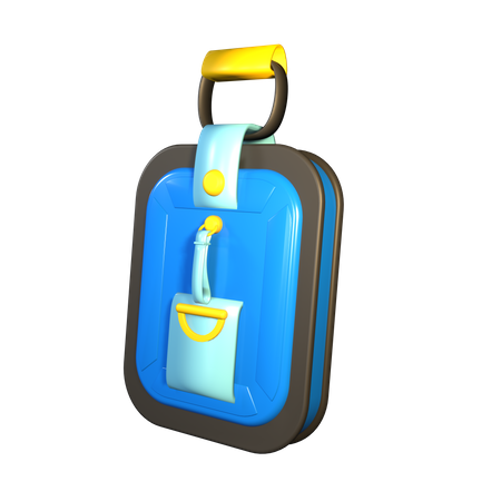Etiqueta de bagagem  3D Icon