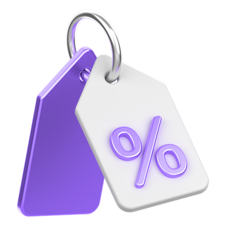 Etiqueta de desconto  3D Icon
