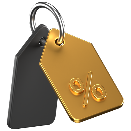 Etiqueta de desconto  3D Icon