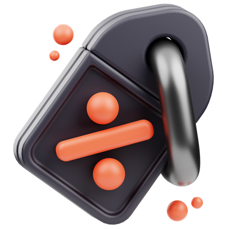 Etiqueta de desconto  3D Icon