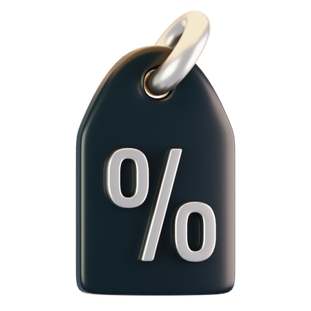 Etiqueta de desconto  3D Icon