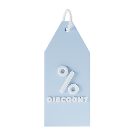 Etiqueta de desconto  3D Icon