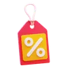 Etiqueta de desconto