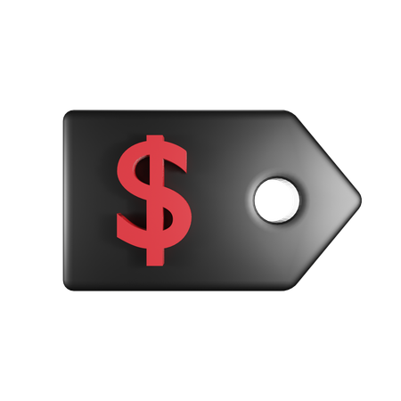 Etiqueta de descuento  3D Icon