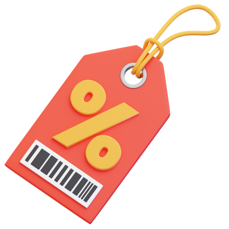 Etiqueta de descuento  3D Icon