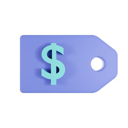 Etiqueta de precio  3D Icon