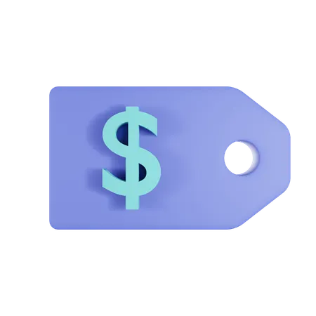 Etiqueta de precio  3D Icon