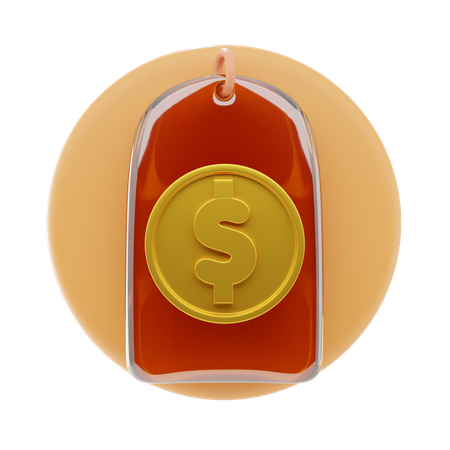 Etiqueta de precio  3D Icon