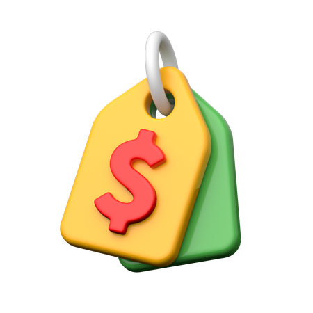 Etiqueta de precio  3D Icon