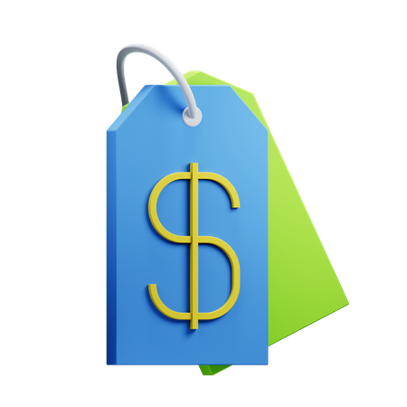 Etiqueta de precio  3D Icon