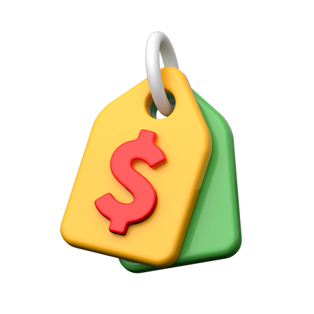 Etiqueta de preço  3D Icon