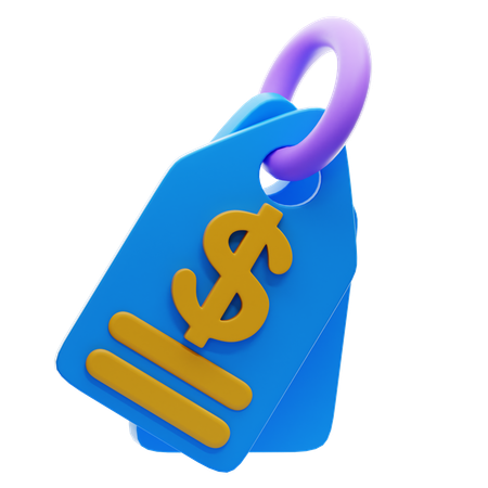 Etiqueta de preço  3D Icon