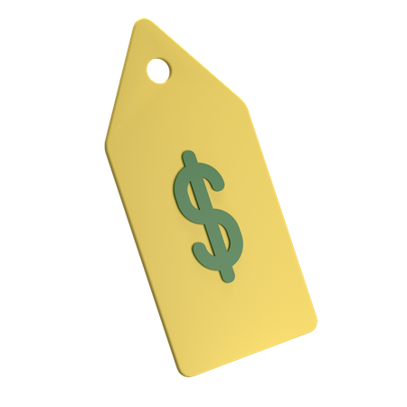 Etiqueta de preço  3D Icon