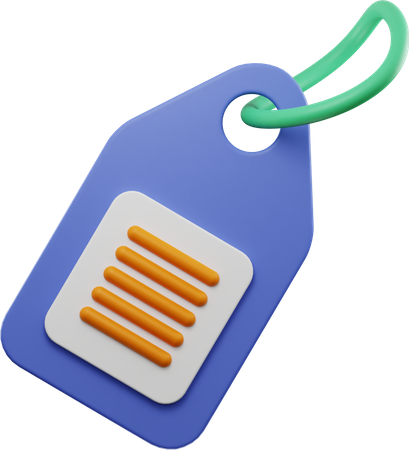 Etiqueta de preço  3D Icon