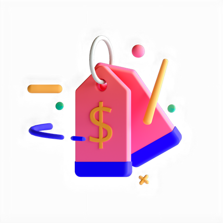 Etiqueta de preço  3D Icon