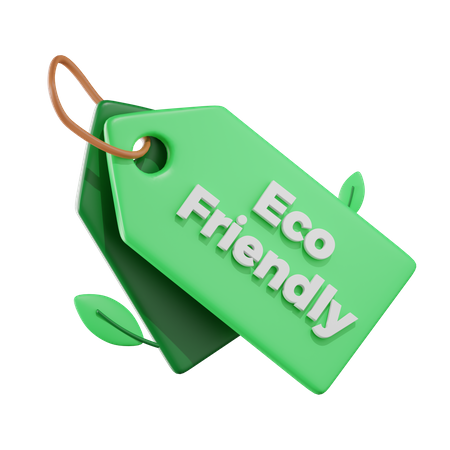 Etiqueta de produto orgânico  3D Icon