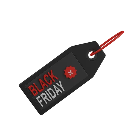 Etiqueta de sexta-feira negra  3D Icon