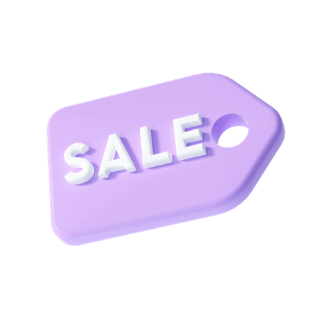 Etiqueta de venda  3D Icon