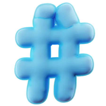 Hashtag  3D Icon