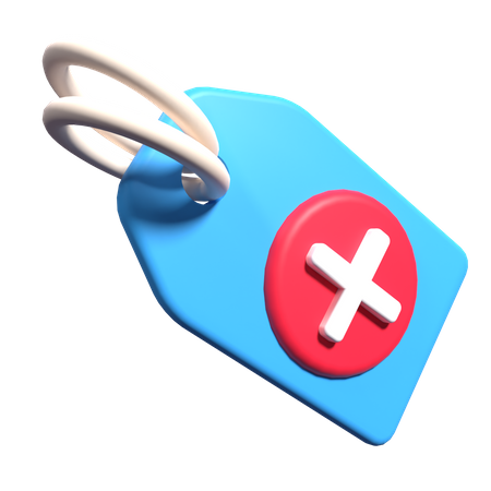 Etiqueta médica  3D Icon