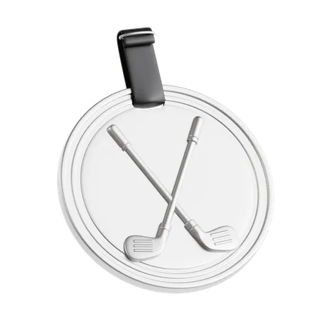 Etiqueta de bolsa de golfe  3D Icon