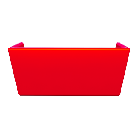 Etiqueta roja  3D Icon