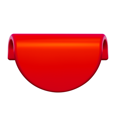 Etiqueta roja  3D Icon