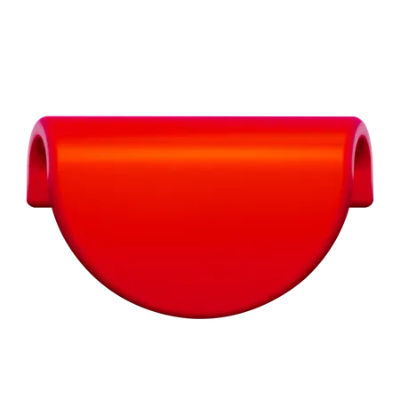 Etiqueta roja  3D Icon