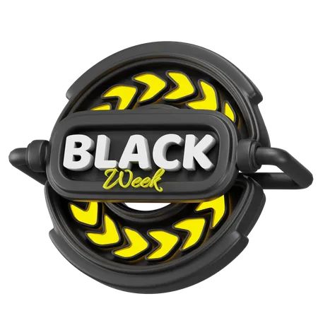Etiqueta de la semana del viernes negro  3D Icon