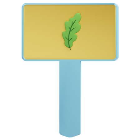 Etiquetas de plantas  3D Icon