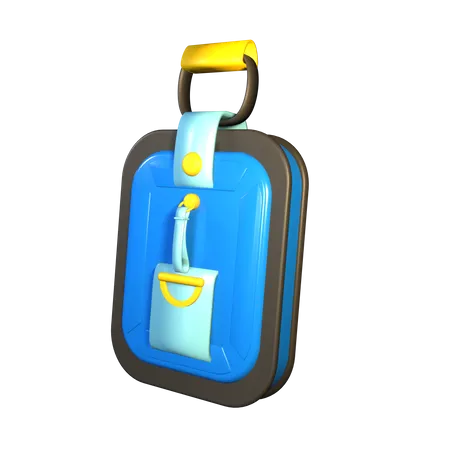 Étiquette de bagage  3D Icon