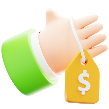Étiquette de prix  3D Icon