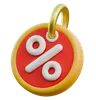 Étiquette de réduction